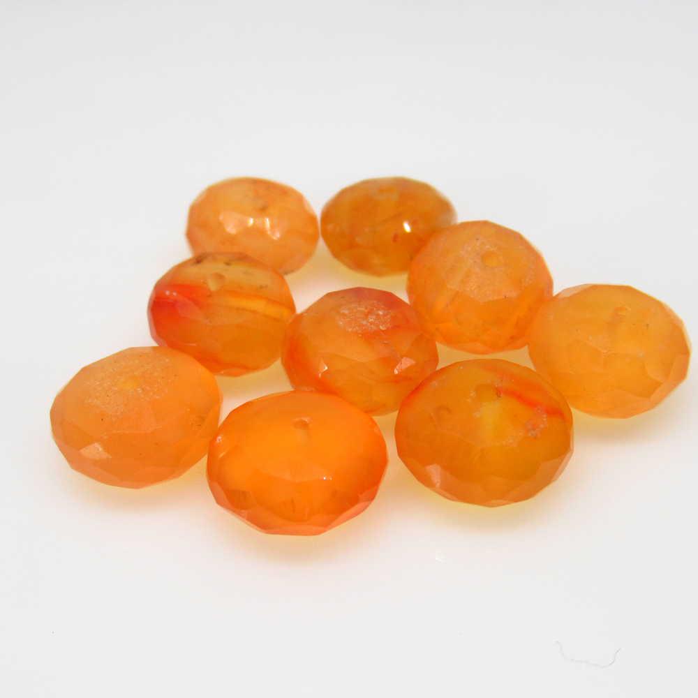 26.55 Ctw Natural 9 Orange Carnelian Drilled Round: No Reserve! Title: 26.55 Ctw Natural 9 Orange Carnelian Drilled Round Beads Stone Clarity: Transparent Gemstones: Carnelian Beads Carat Weights: 26.55 Size/Dimensions: 8.70 - 9.00 mm / 9 PC's Addition