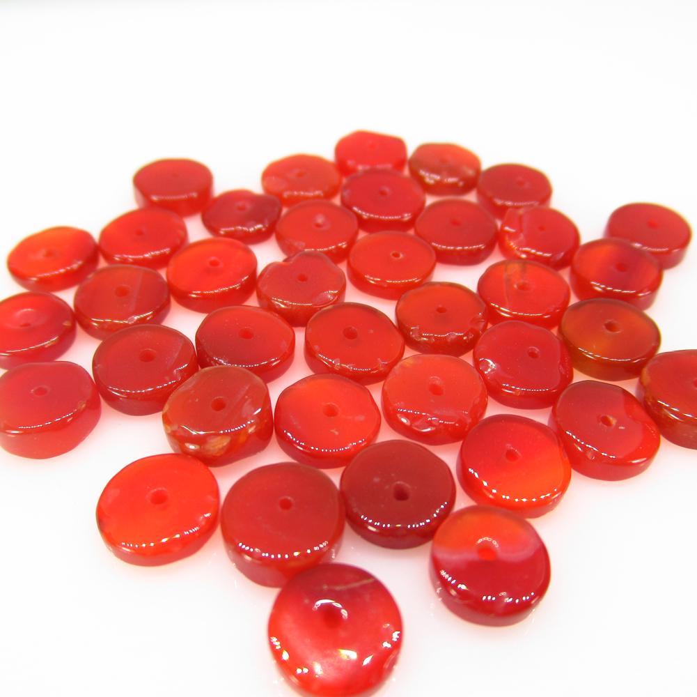 32.61 Ct Natural 38 Carnelian Drilled Round Beads: No Reserve! Title: 32.61 Ct Natural 38 Carnelian Drilled Round Beads Stone Clarity: Transparent Gemstones: Natural Carnelian Beads Carat Weights: 32.61 Size/Dimensions: 6.30 to 6.70 mm / 38 PC's Addit