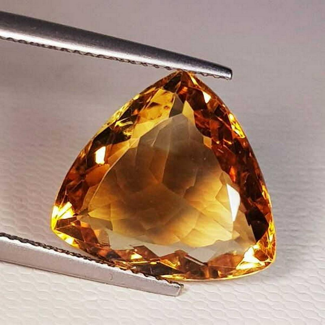 Natural Citrine Triangle Cut 8.33 ct (1 of 5)