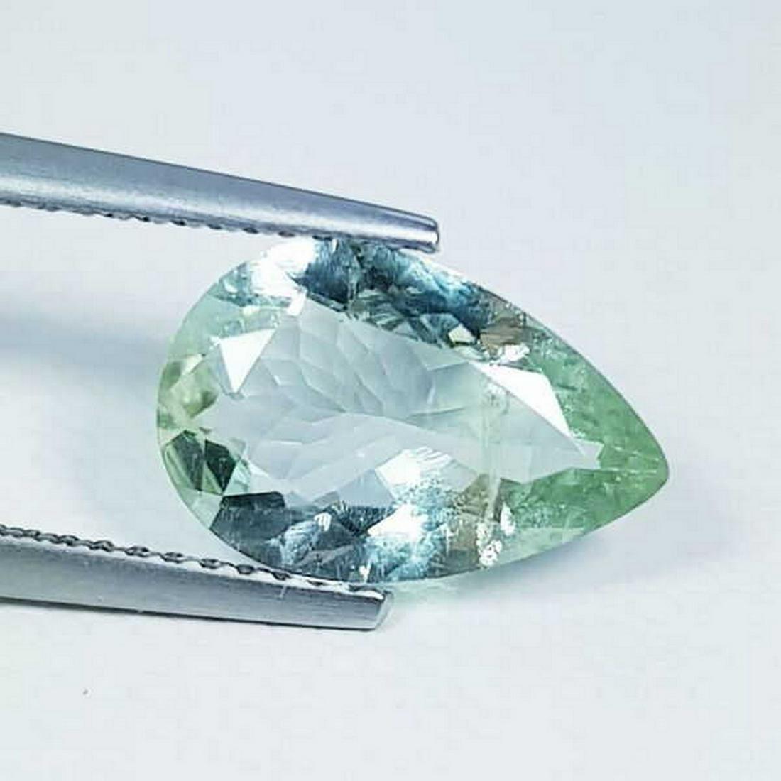 2.30 ct Natural Aquamarine Pear Cut (1 of 5)