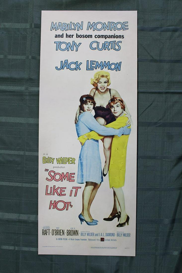 Some Like It Hot (USA, 1959) US Insert Movie Poster (1 of 1)