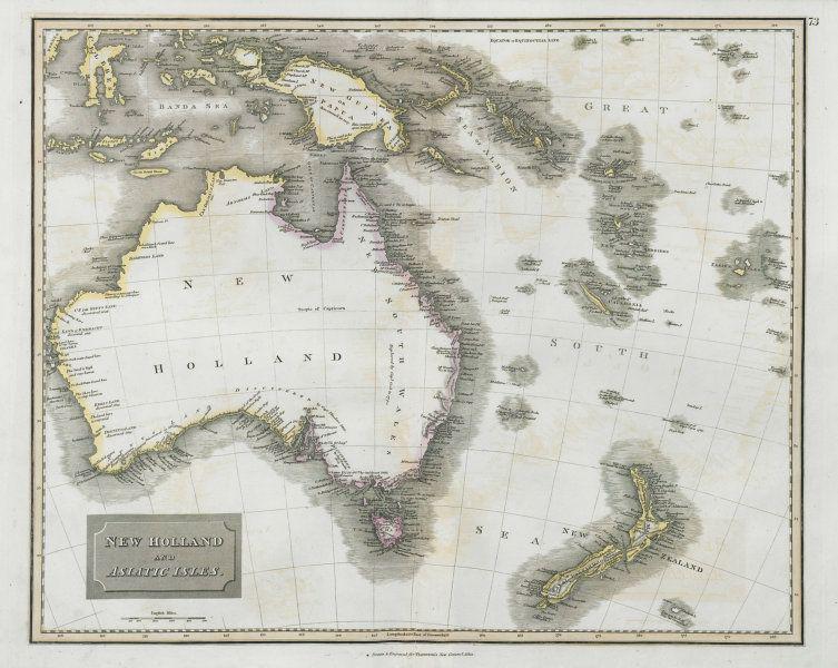 "New Holland & Asiatic islands" Australia New Zealand (1 of 3)