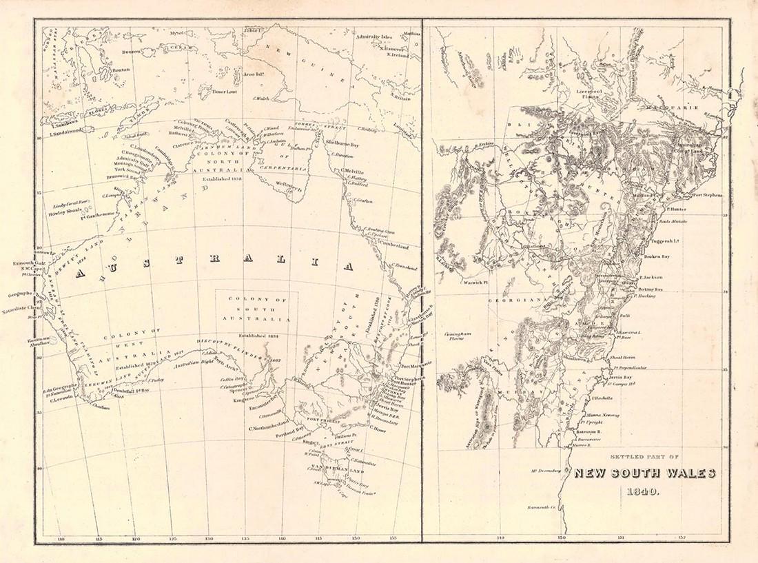 Untitled. [Australia] / Settled Part of New South Wales (1 of 1)
