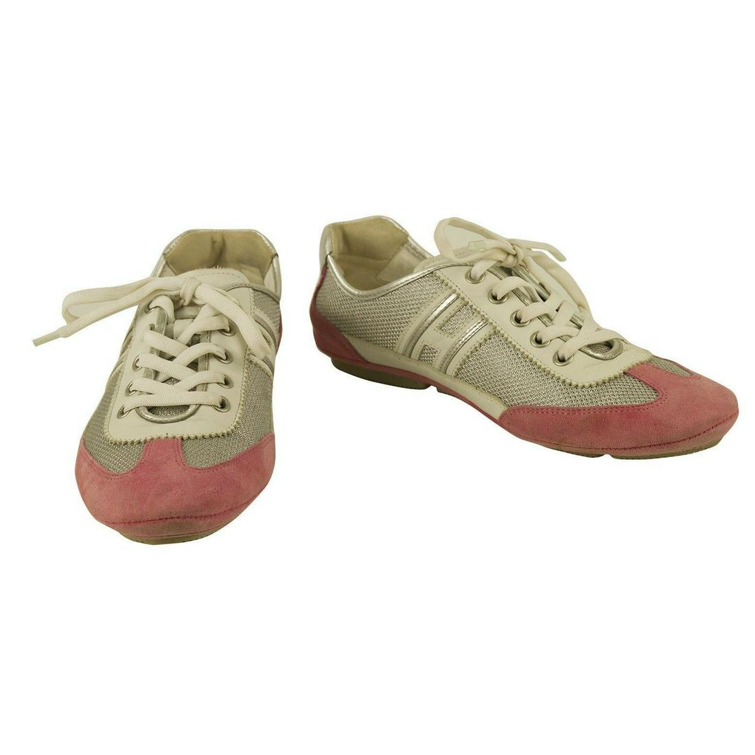 Women's Silver Pink HOGAN Olympia By TOD'S Shoes: Women's Silver Pink HOGAN Olympia By TOD'S Shoes Sneakers Trainers shoes sz 36,5 Authentic Women's Silver Pink HOGAN Olympia By TOD'S Shoes Sneakers Trainers shoes sz 36,5 These very comfortable shoes