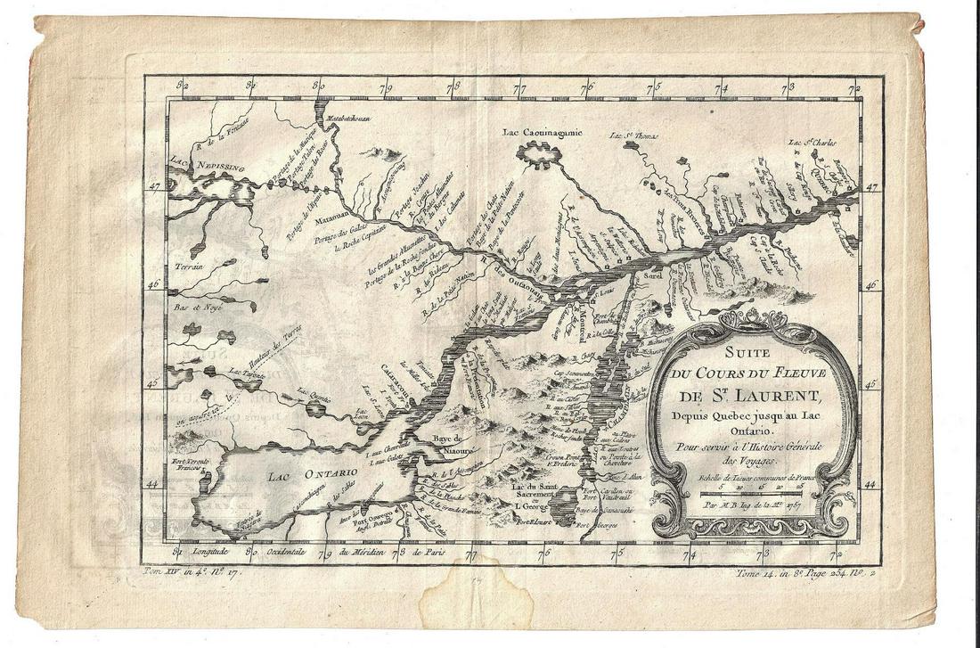 1760 Bellin Map of St Lawrence River (1 of 1)