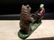 Cast Iron Bear Hunter Mechanical Coin Bank - 6