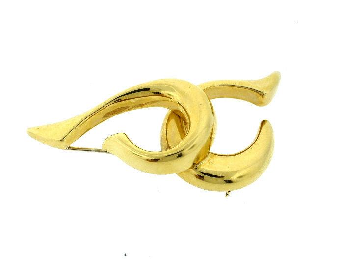 VINTAGE C.1970 14K YELLOW GOLD ITALY STAMPED "DG" PIN (1 of 8)