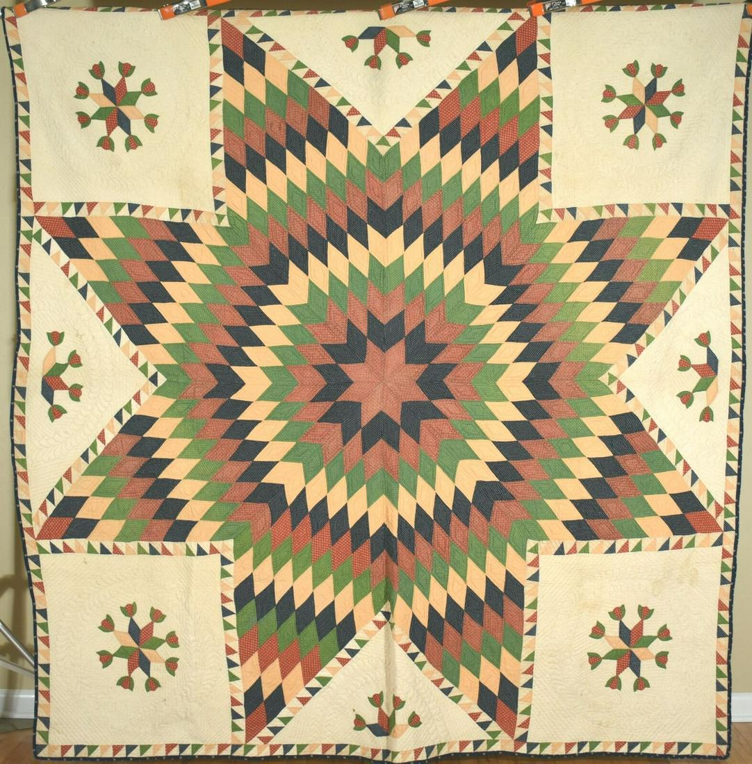 Vintage Star of Bethlehem Sawtooth Borders d. 1872 (1 of 12)