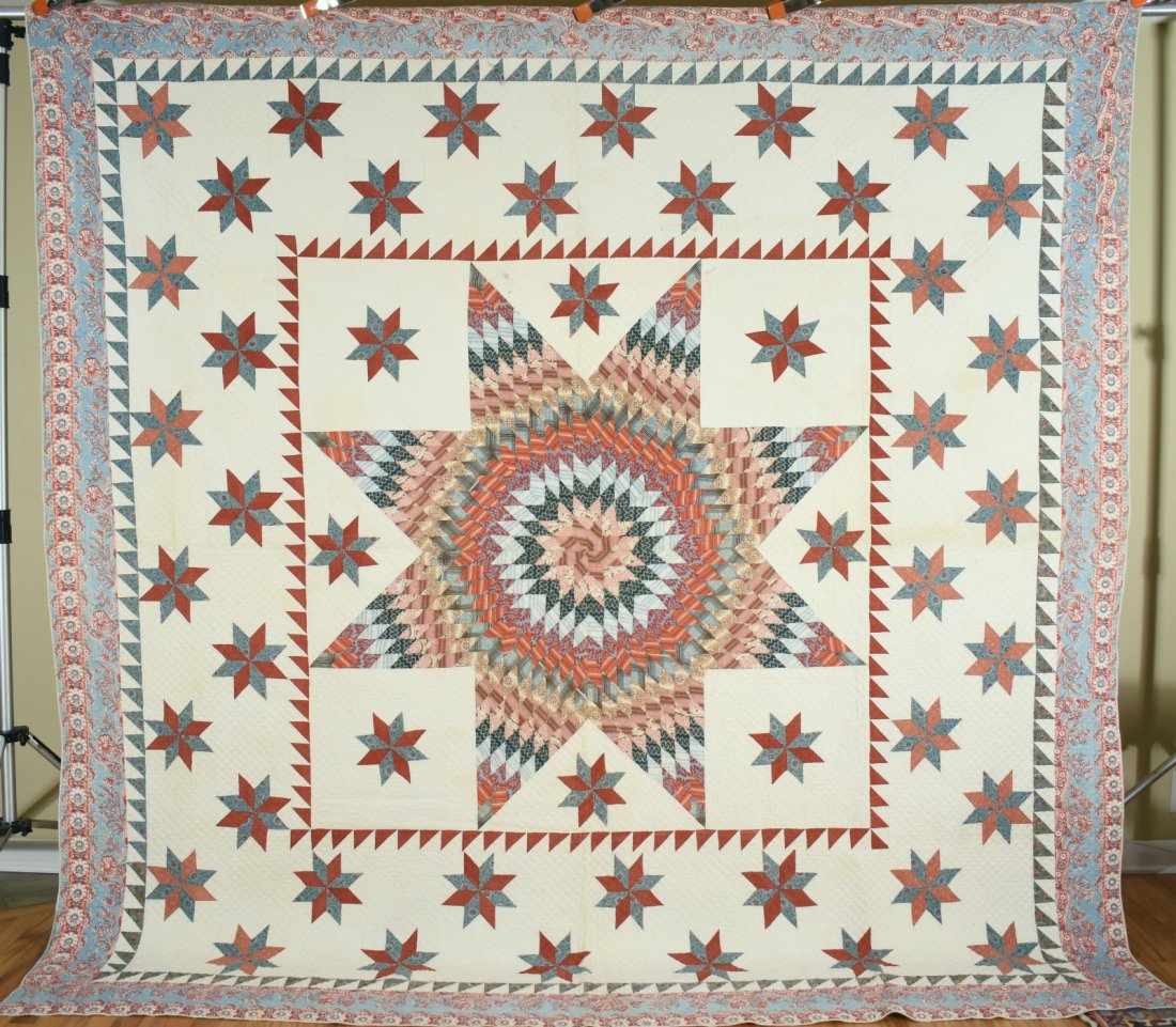 1830's Star of Bethlehem Antique Quilt (1 of 12)
