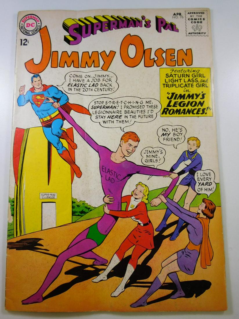 Superman's Pal Jimmy Olsen #76: No Reserve! Superman's Pal Jimmy Olsen #76 VG- Shipping: Individual Comics: Flat-rate of $9.99 (1-8 comics) or $19.99 (9+ comics) to anywhere within the contiguous U.S. International: Foreign shipping