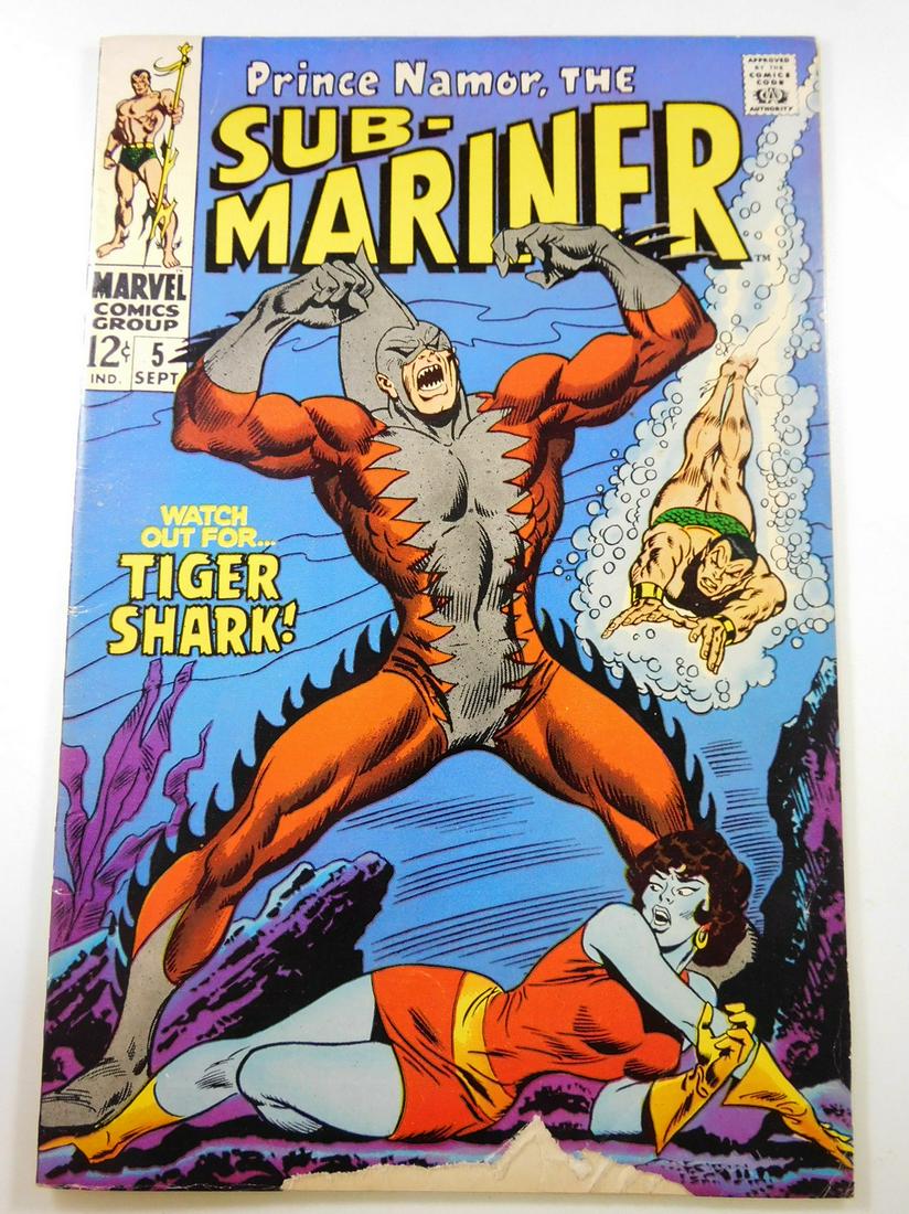 Sub-Mariner #5 1st appearance Tiger Shark (1 of 2)