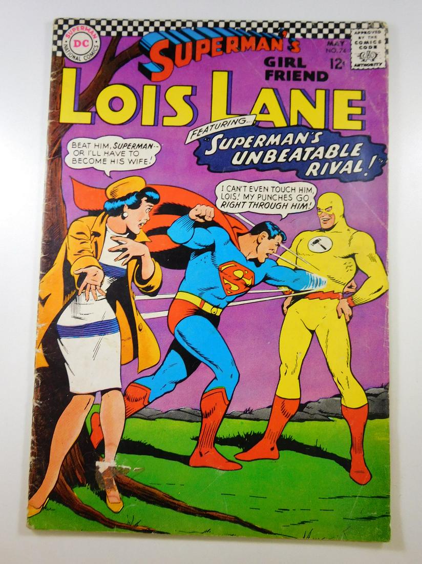 Superman's Girlfriend Lois Lane #74: No Reserve! Superman's Girlfriend Lois Lane #74 GD/VG Shipping: Individual Comics: Flat-rate of $9.99 (1-8 comics) or $19.99 (9+ comics) to anywhere within the contiguous U.S. International: Foreign s