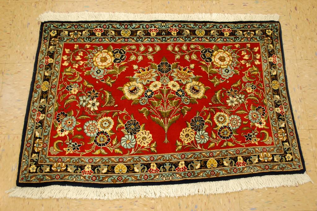c1930s ANTIQUE FINE KORK WOOL GOME RUG 2.4x3.6 HIGHLY (1 of 10)