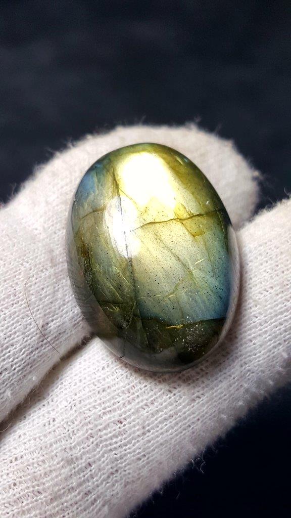 Bluish Yellow Fire Labradorite Loose Gemstone -64 (1 of 3)