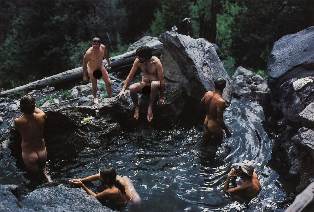 Eve Arnold, Jemez Springs, New Mexico: Artist: Eve Arnold Title: Jemez Springs, New Mexico Medium: Tri-Color Photo Litho, 1983, USA Dimensions: 10.4x7.05" Additional Information: Heat Wax Mounted on 12x16" Conservation Board Artist Bio: Ev
