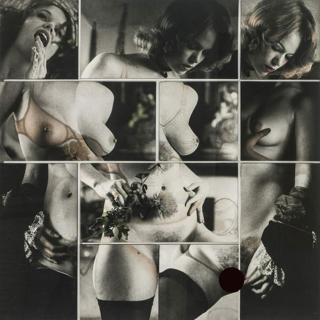 Robert Heinecken, Cliche Vary/Autoeroticism, 1974: Artist: Robert Heinecken Title: Cliche Vary/Autoeroticism, 1974 Medium: Photo Litho, 2014, Turkey Dimensions: 7.7x.7.75" Additional Information: Heat Wax Mounted on 11x14" Conservation Board Artist Bi