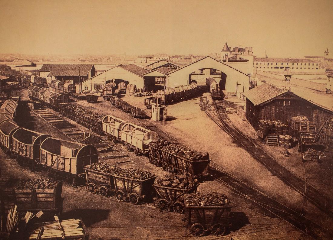 Gustave Le Gray, Railroad Yard, Tours, 1851 (1 of 1)