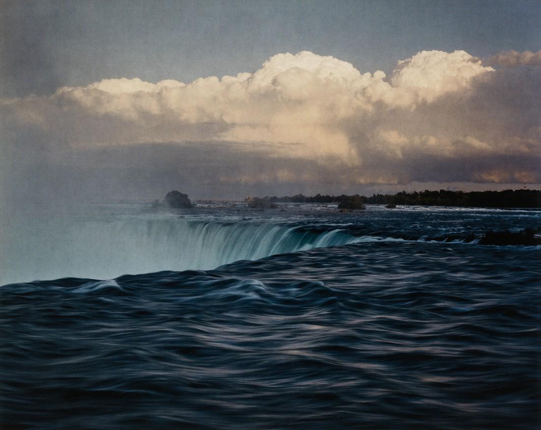 Alec Soth, Falls 26, 2005: Artist: Alec Soth Title: Falls 26, 2005 Medium: Photo Litho, 2009, China Dimensions: 7.4x5.85" Additional Information: Heat Wax Mounted on 11x14" Conservation Board Artist Bio: Alec Soth (1969) is an