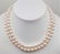 14 kt. Yellow Gold - Top grade 8.5x9mm Akoya Pearls -