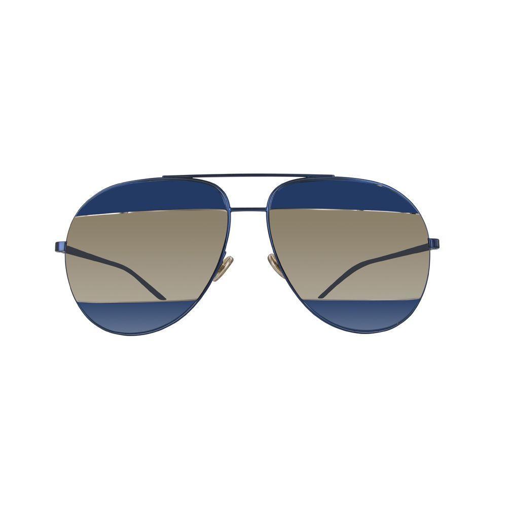 Christian Dior New Women Sunglasses: New Women Sunglasses designed by Christian Dior in Blue / Grey . High quality original lenses 100% UV 3 protection. Details MATERIAL: Metal COLOR: Gray MODEL: DIOR-SPLIT1-QAOUE-59 GENDER: Women Sungla