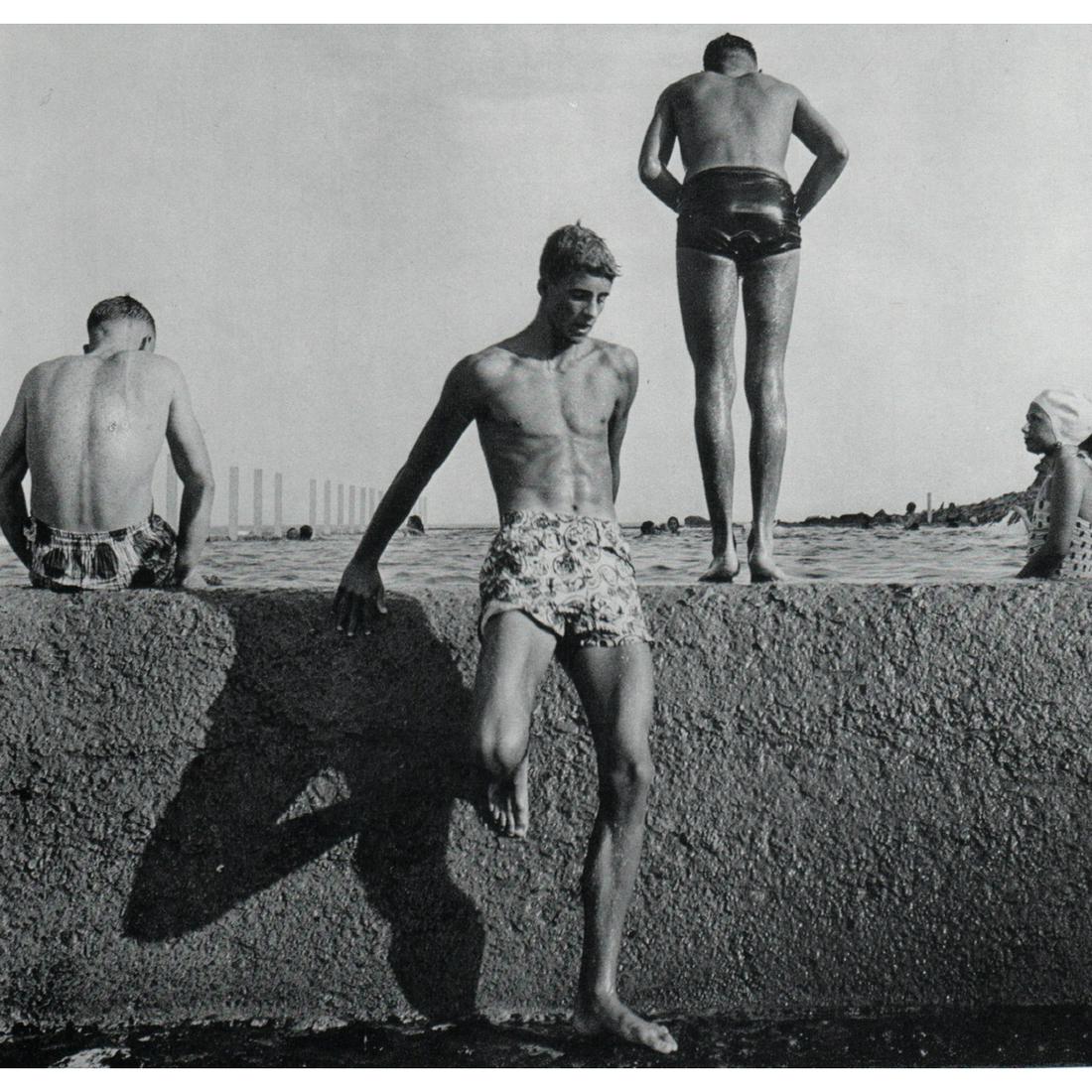 MAX DUPAIN - Newport, 1952: Artist: MAX DUPAIN Print Title: Newport, 1952 Medium: Sheet-Fed Gravure Printing Date: 1970's Printed in Great Britain Image Size: 6.5 X 7 inches Max Dupain (1911-1992) was an Australian modernist pho