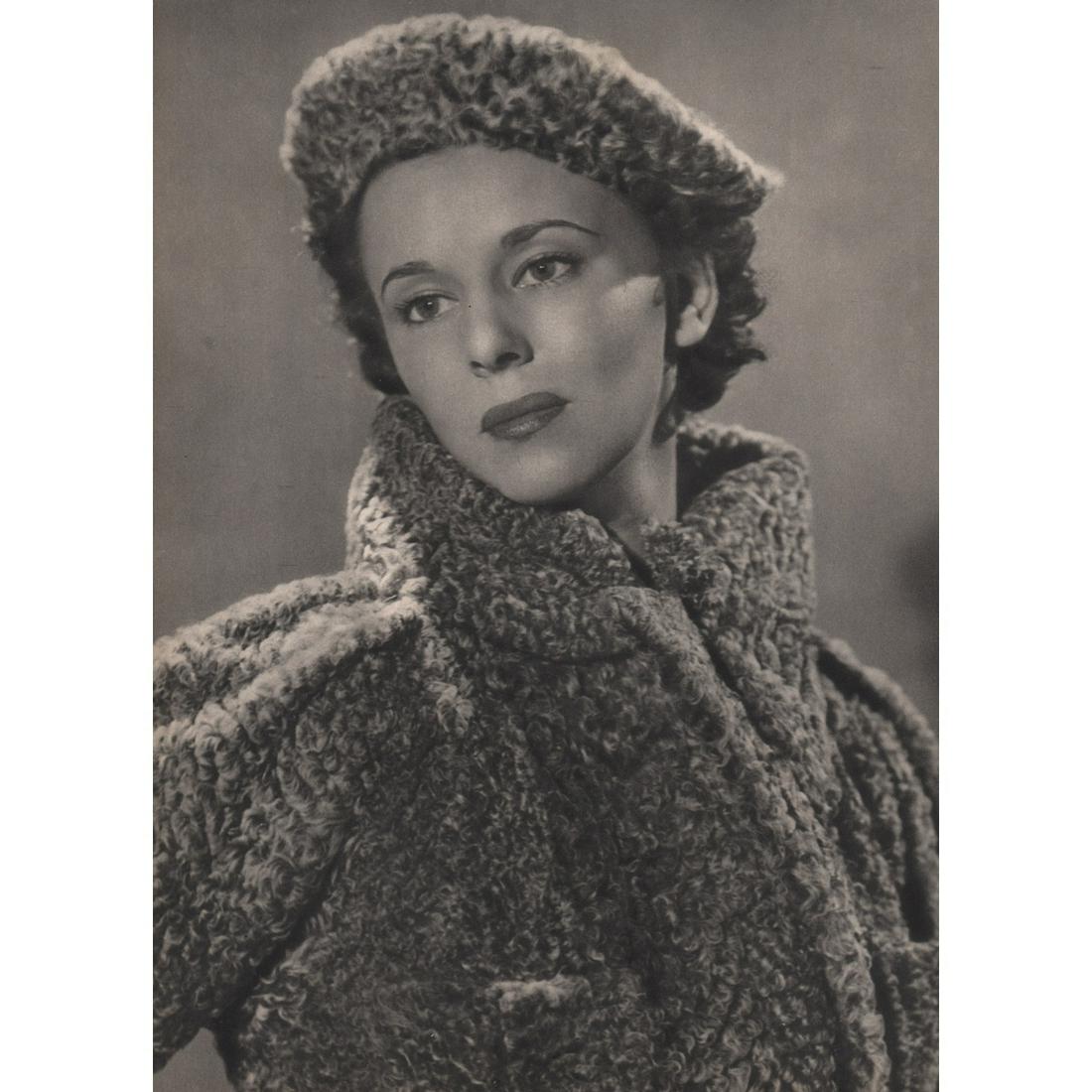 MAN RAY - Jeune Femme en Fourrures: Artist: MAN RAY Print Title: Jeune Femme en Fourrures Medium: Sheet-fed Gravure Printing Date: 1930's Printed in France Image size approx. 10.5 x 7.75 inches Man Ray, original name Emmanuel Radnitzky,