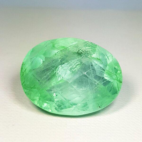 41.30 ct Natural Green Fluorite Oval Cut (1 of 5)