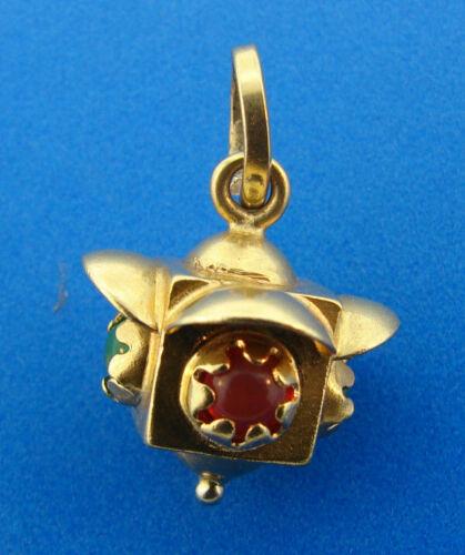 TIMELESS Traffic light 14k Yellow Gold, Carnelian & (1 of 1)