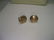 Vintage 10KT G.F. Monogrammed CBT Round Cuff Links, - 2