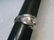 Vintage 14kt White Gold Man's Diamond Ring, size 10.5, - 11
