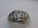 Vintage 14kt White Gold Man's Diamond Ring, size 10.5,