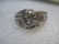 Vintage 14kt White Gold Man's Diamond Ring, size 10.5, - 2