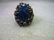 Vintage Sterling Silver Lapis Lazuli Freeform LORD OF - 2