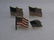 Vintage Dante USA Flag Cuff Links, Enameled with two - 4
