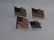 Vintage Dante USA Flag Cuff Links, Enameled with two - 5