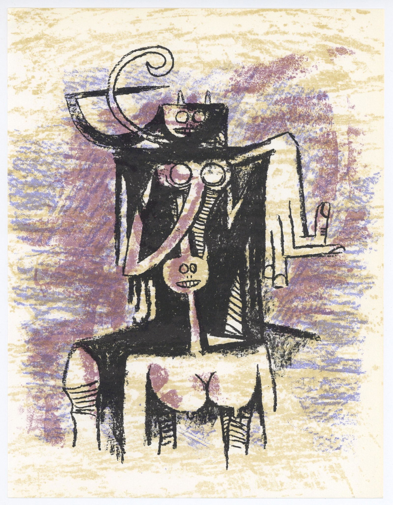Wifredo Lam original lithograph, 1974 (1 of 1)