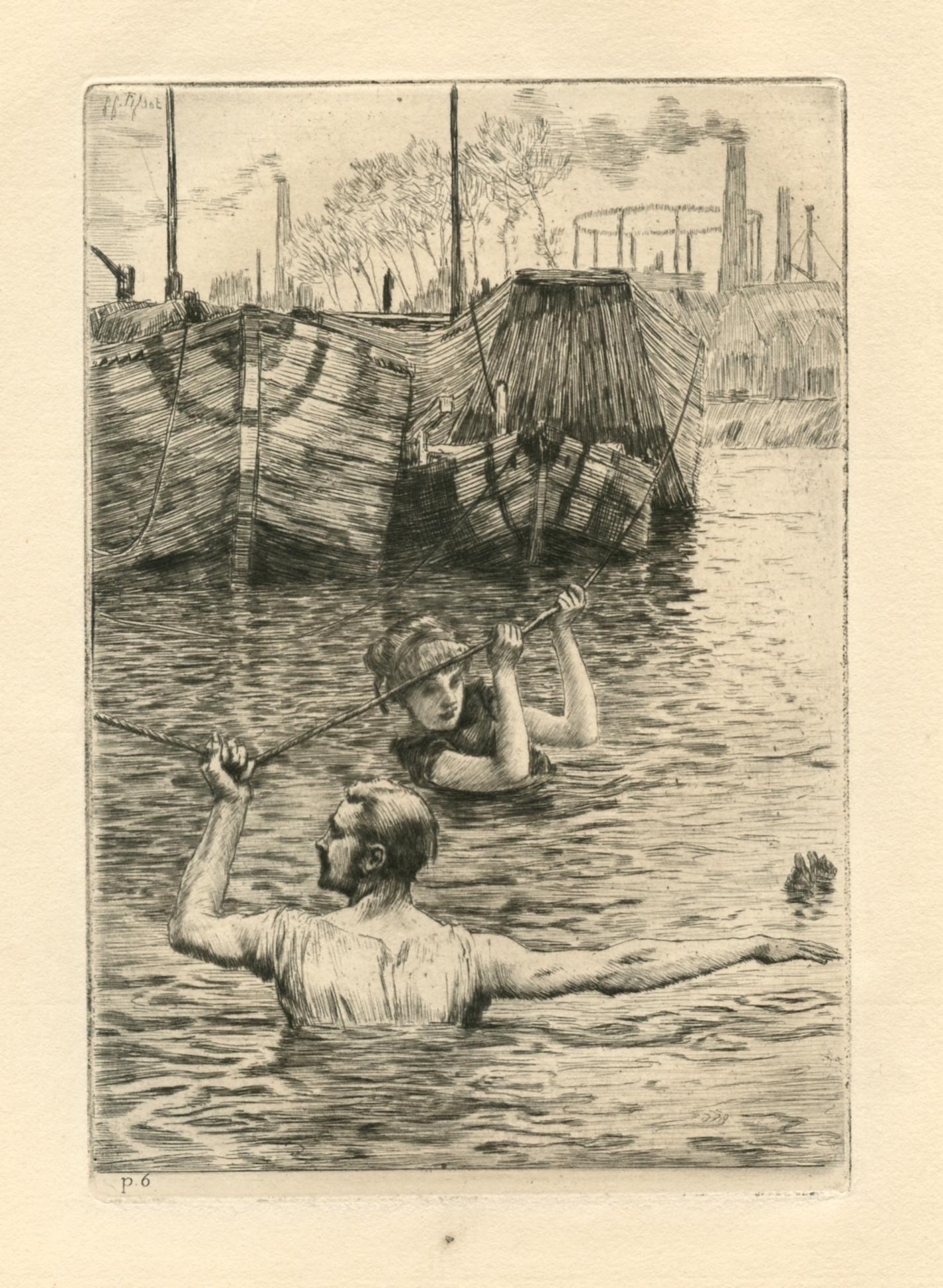 James Tissot original etching (1 of 1)