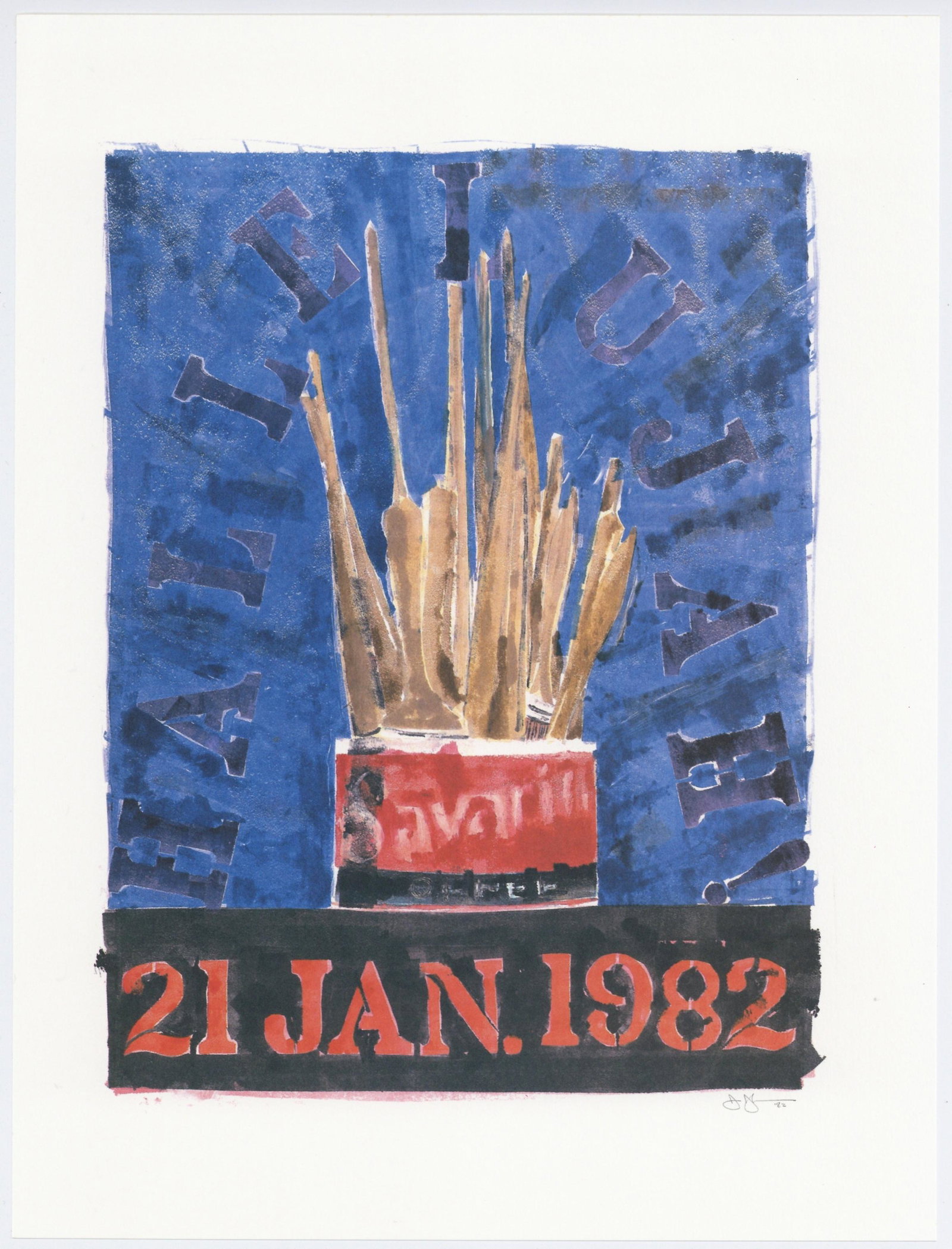 Jasper Johns "Savarin" 1982 (1 of 1)