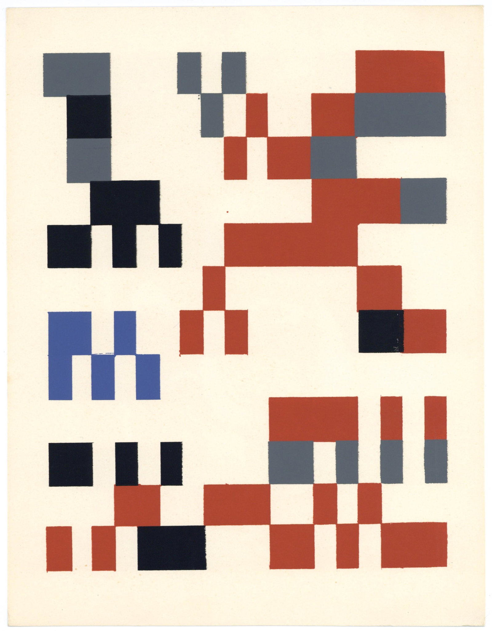 Sophie Taeuber-Arp serigraph, 1953 (1 of 1)