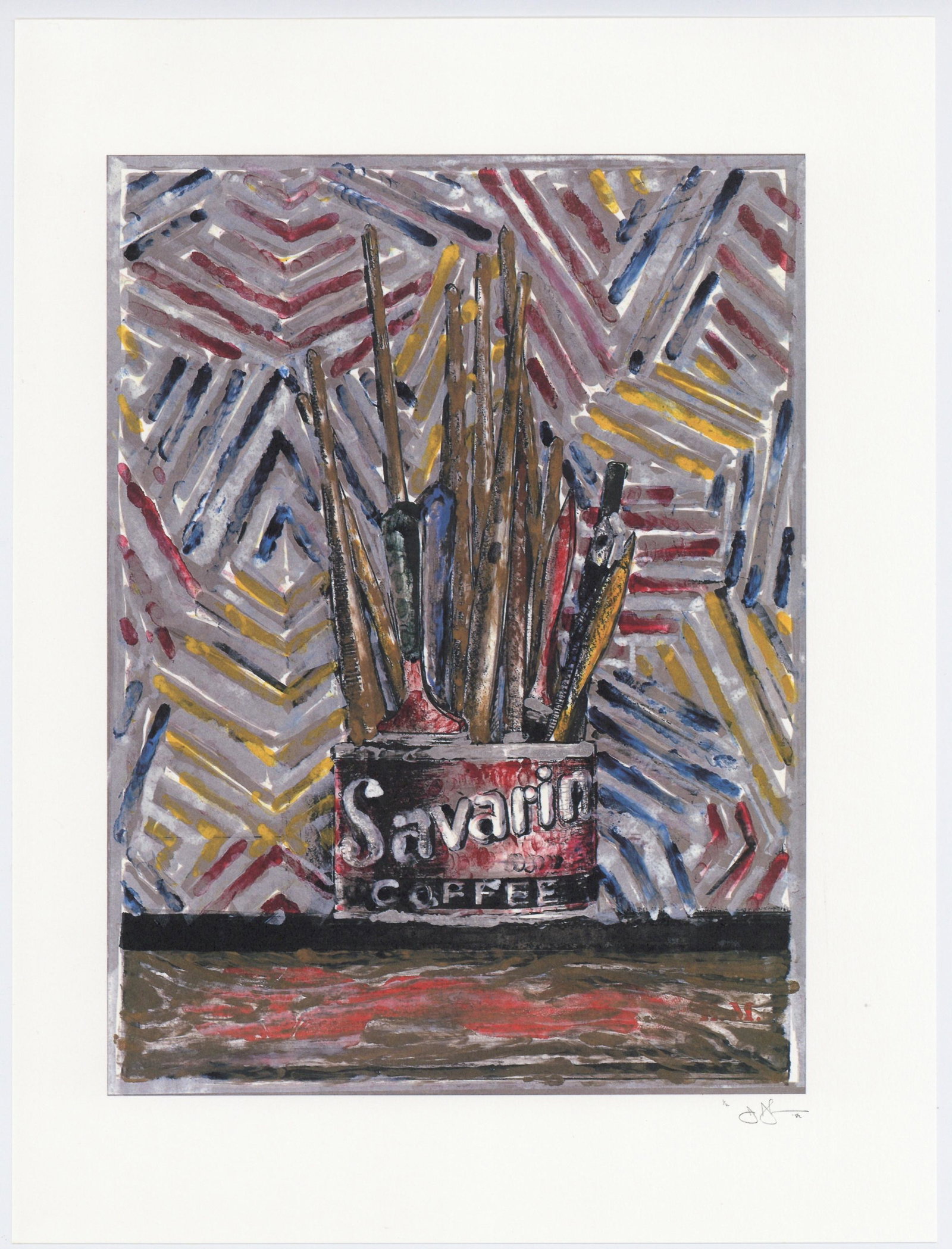 Jasper Johns "Savarin" 1982 (1 of 1)