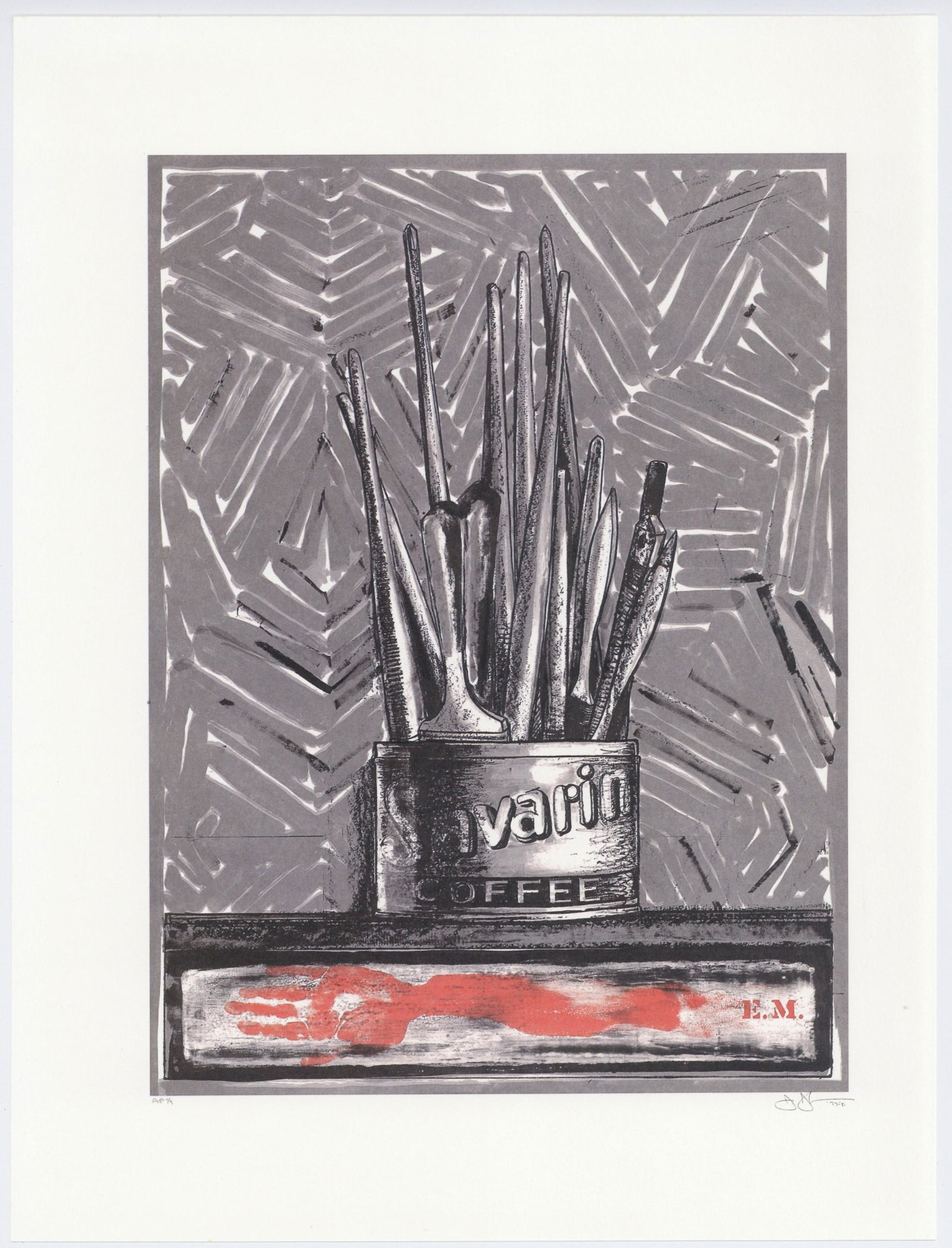 Jasper Johns "Savarin" 1982 (1 of 1)