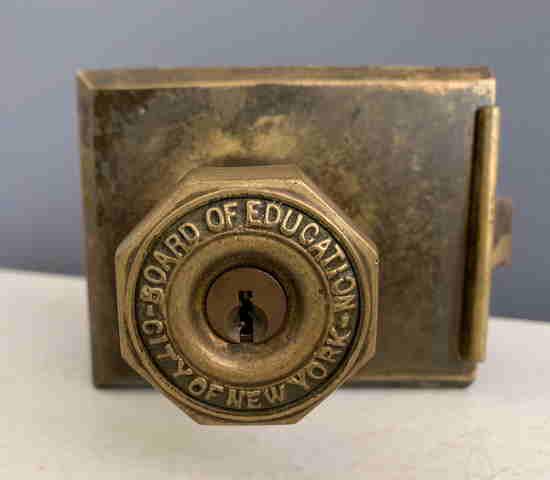 Vintage Brass City of New York Board of Education Door (1 of 4)