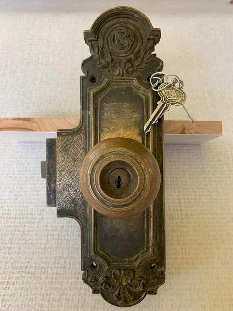 Bronze B & O Railroad Lock Set (1 of 5)