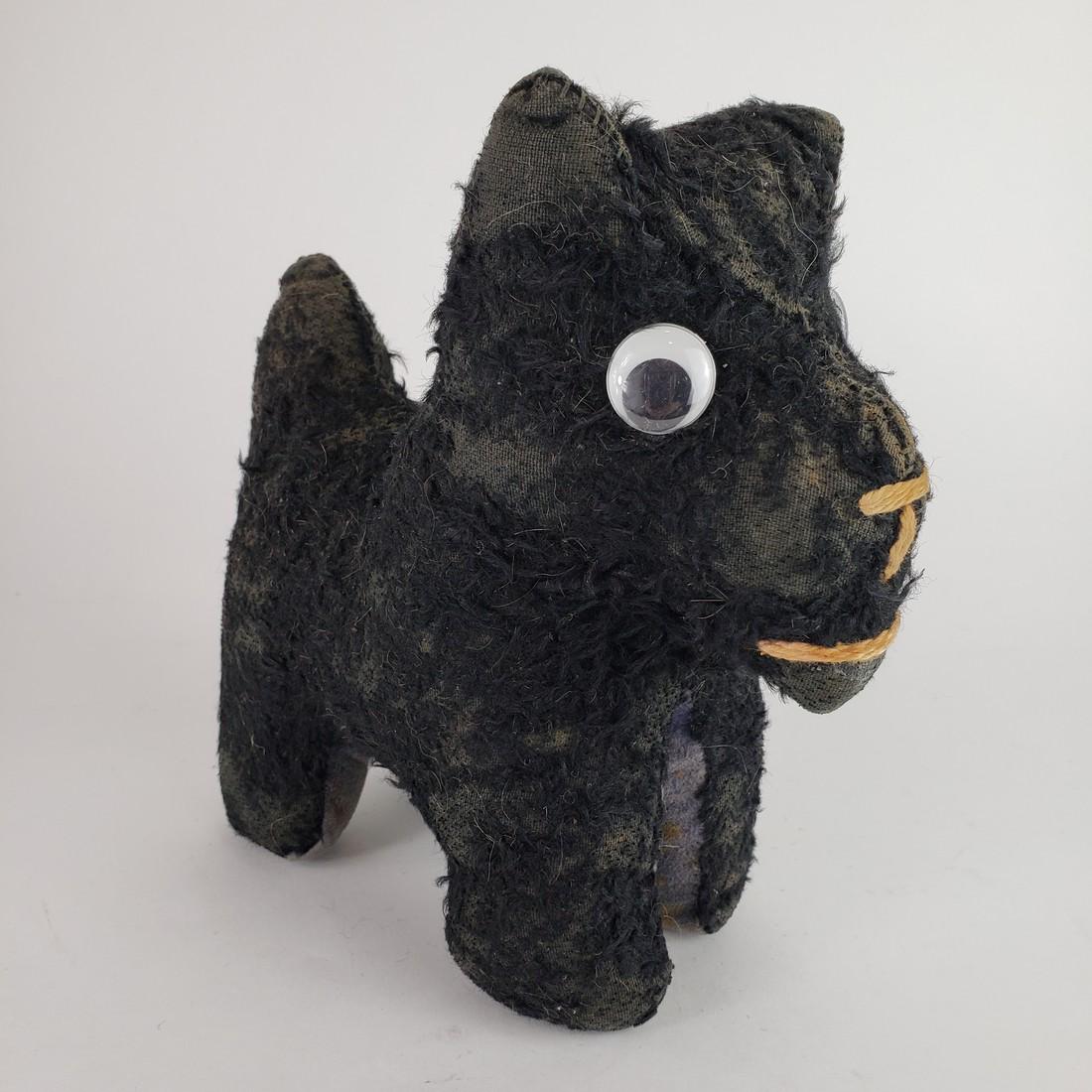 Vintage stuffed Dog, Scottie Dog (1 of 5)