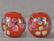 Japanese glass OJIME tombodama multicolored FLOWERS - 2