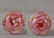 Japanese glass OJIME tombodama FLOWERS & swirling core - 3