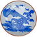 Japanese Blue/White Igezara Charger c 1900