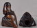 18/19c netsuke LUCKY GOD FUKUROKUJU with fan - 4