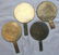 Four Japanese Edo to Meiji Bronze Kagami Mirrors - 8