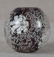 Japanese glass OJIME tombodama FLOWERS & BUBBLES